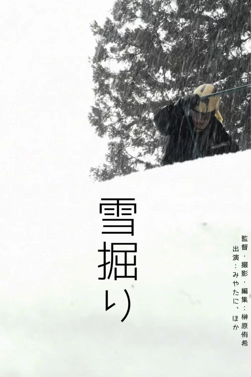 雪掘り