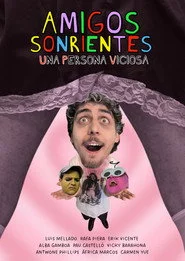 Amigos Sonrientes Una Persona Viciosa