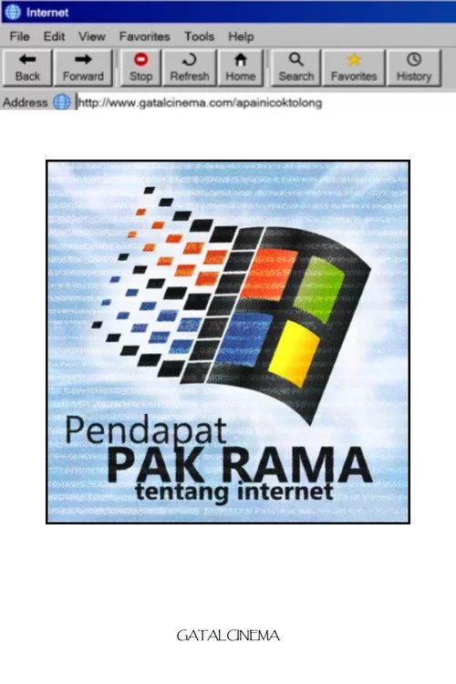 Pendapat Pak Rama tentang internet