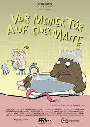 Vor meiner Tür auf einer Matte