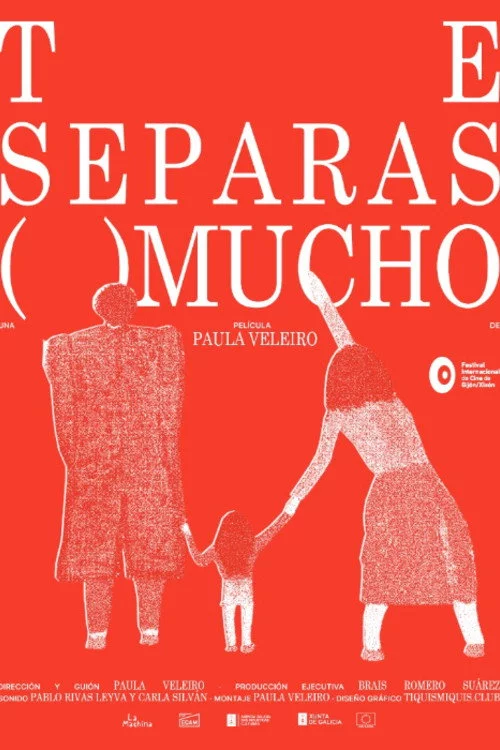 Te separas mucho