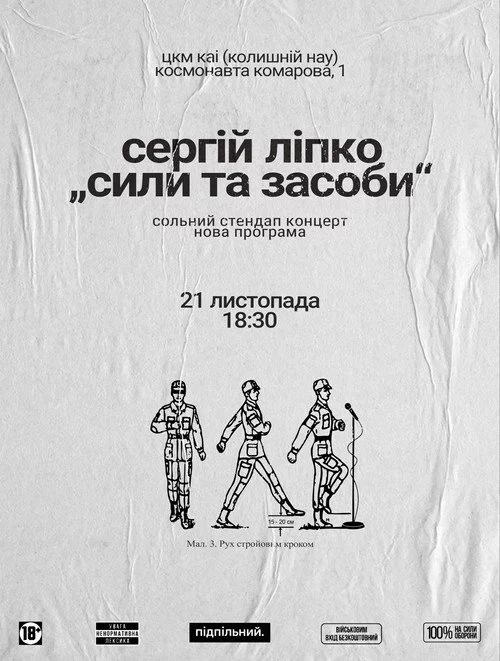 Сергій Ліпко: Сили та засоби