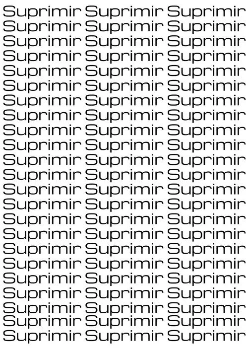 Suprimir