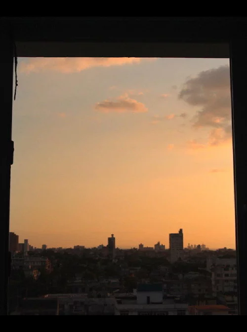 O céu sobre Havana