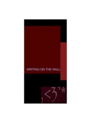 "writing on the wall"
