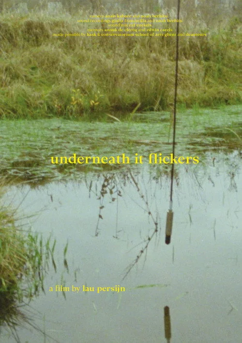 underneath it flickers