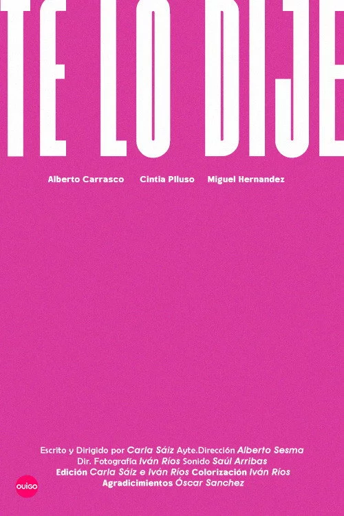 Te Lo Dije