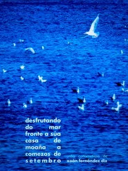 desfrutando do mar fronte a súa casa de moaña a comezos de setembro