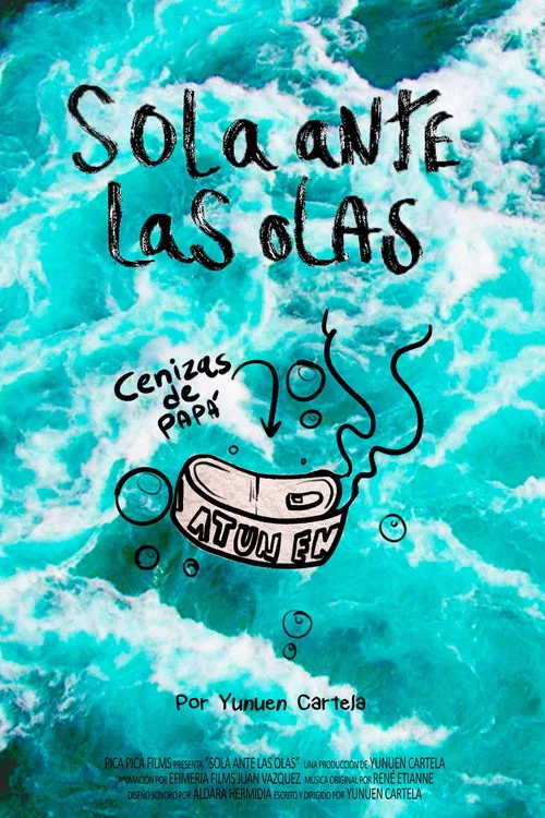 Sola ante las olas