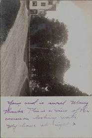 Postcard (one), September 25 - This is a view of the common looking north...