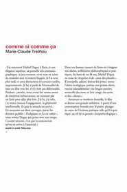Comme si, comme ça