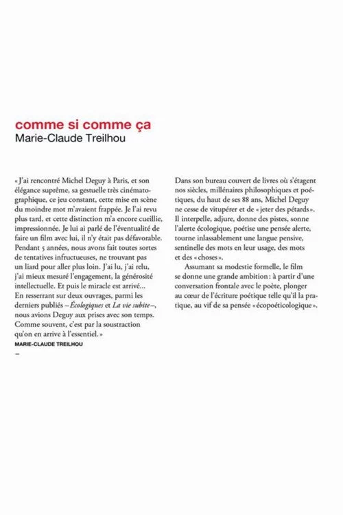 Comme si, comme ça
