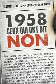 1958, ceux qui ont dit non