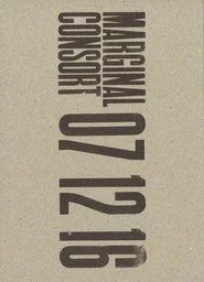 Marginal Consort – 07 12 16