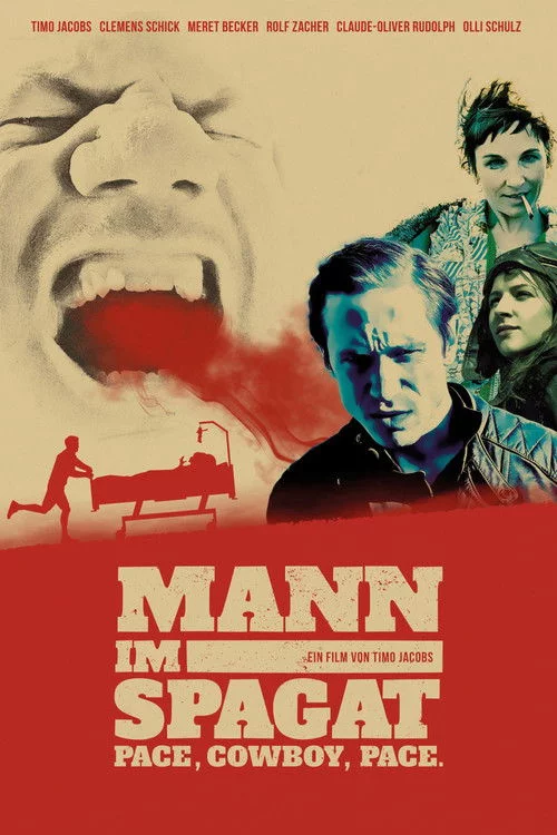 Mann im Spagat - Pace, Cowboy, Pace