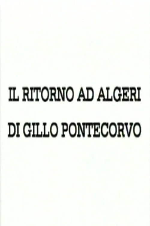 Ritorno ad Algeri