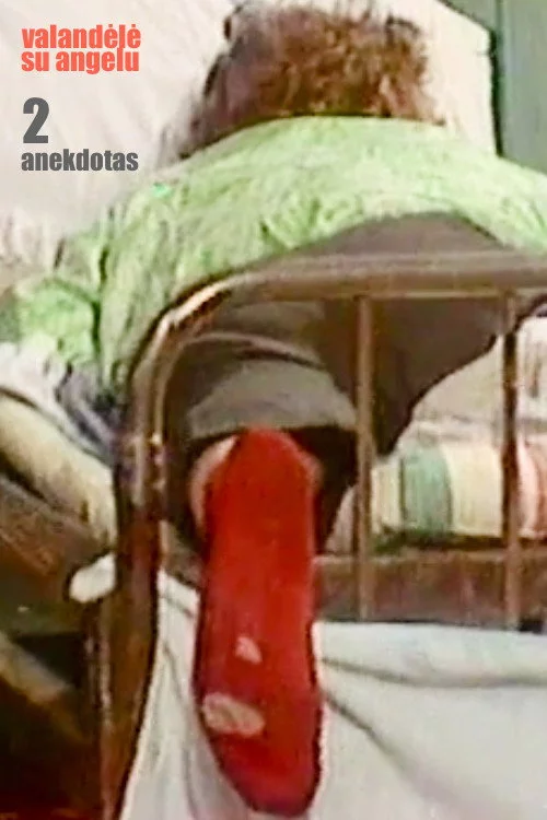 Valandėlė su angelu