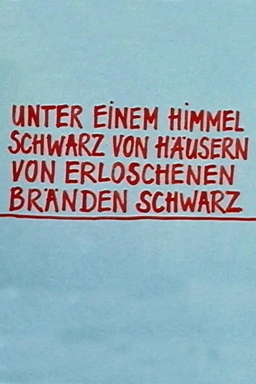 Telekritik: Unter einem Himmel schwarz von Häusern von erloschenen Bränden schwarz