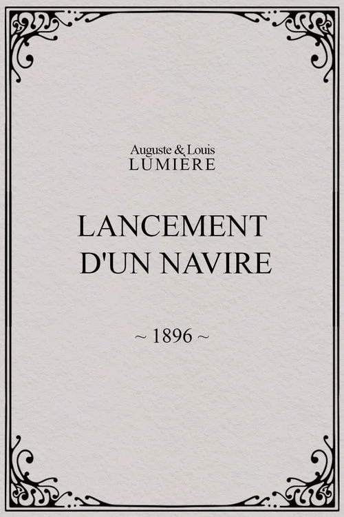 Lancement d'un navire